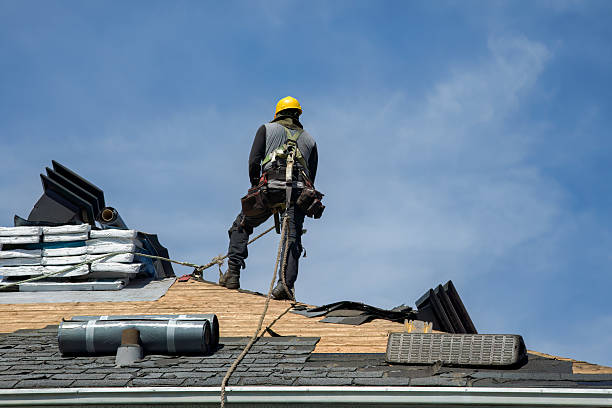 Professional Roof Replacement technician working in Bishopville, MD